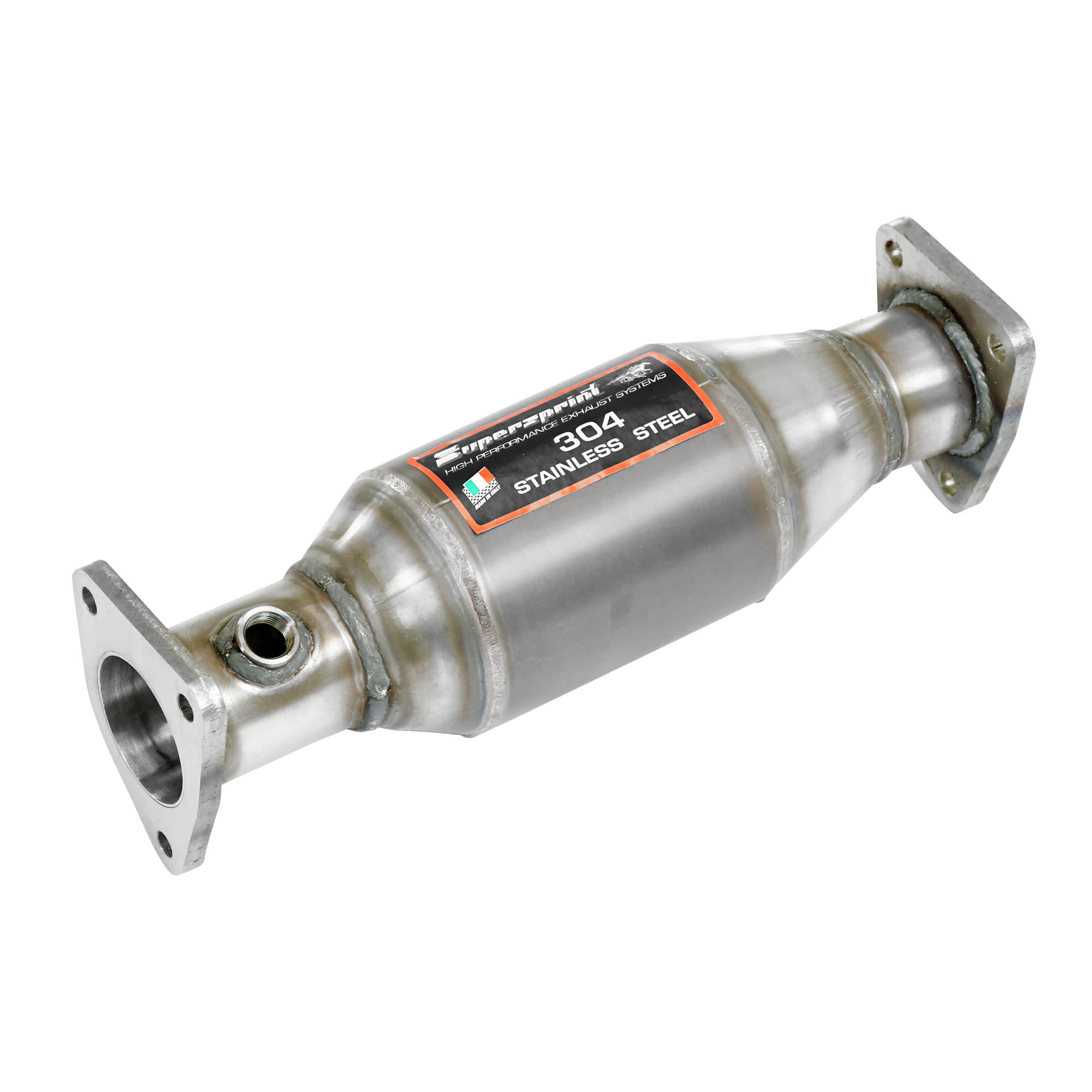 Scarico anteriore con catalizzatore metallico