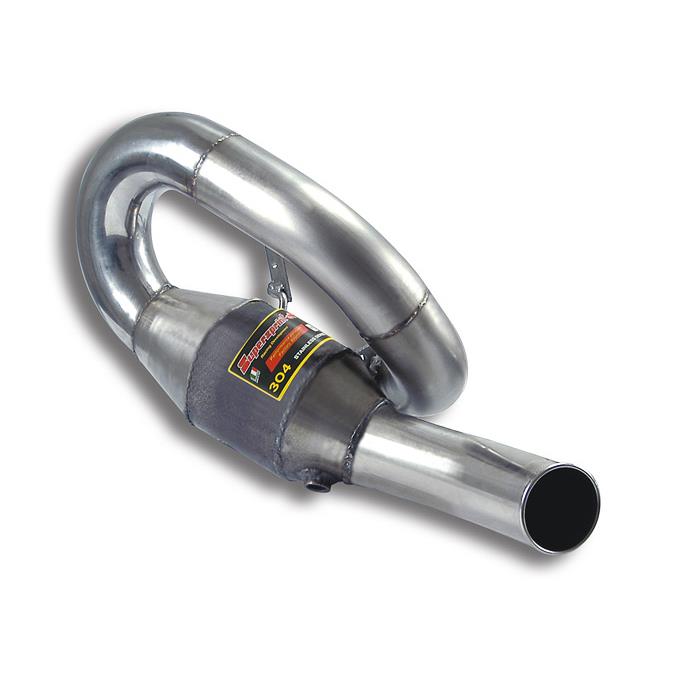 Tubo posteriore Sinistro + catalizzatore metallico