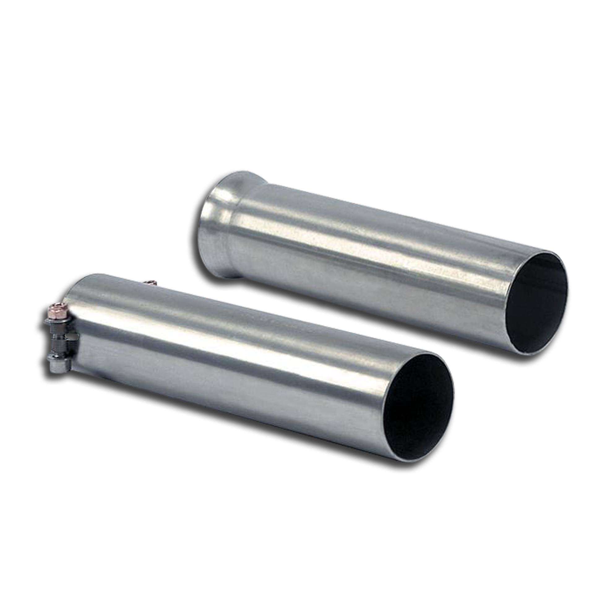 Kit tubi raccordo destro + sinistro per catalizzatore di serie.<br>(mod.passo lungo).