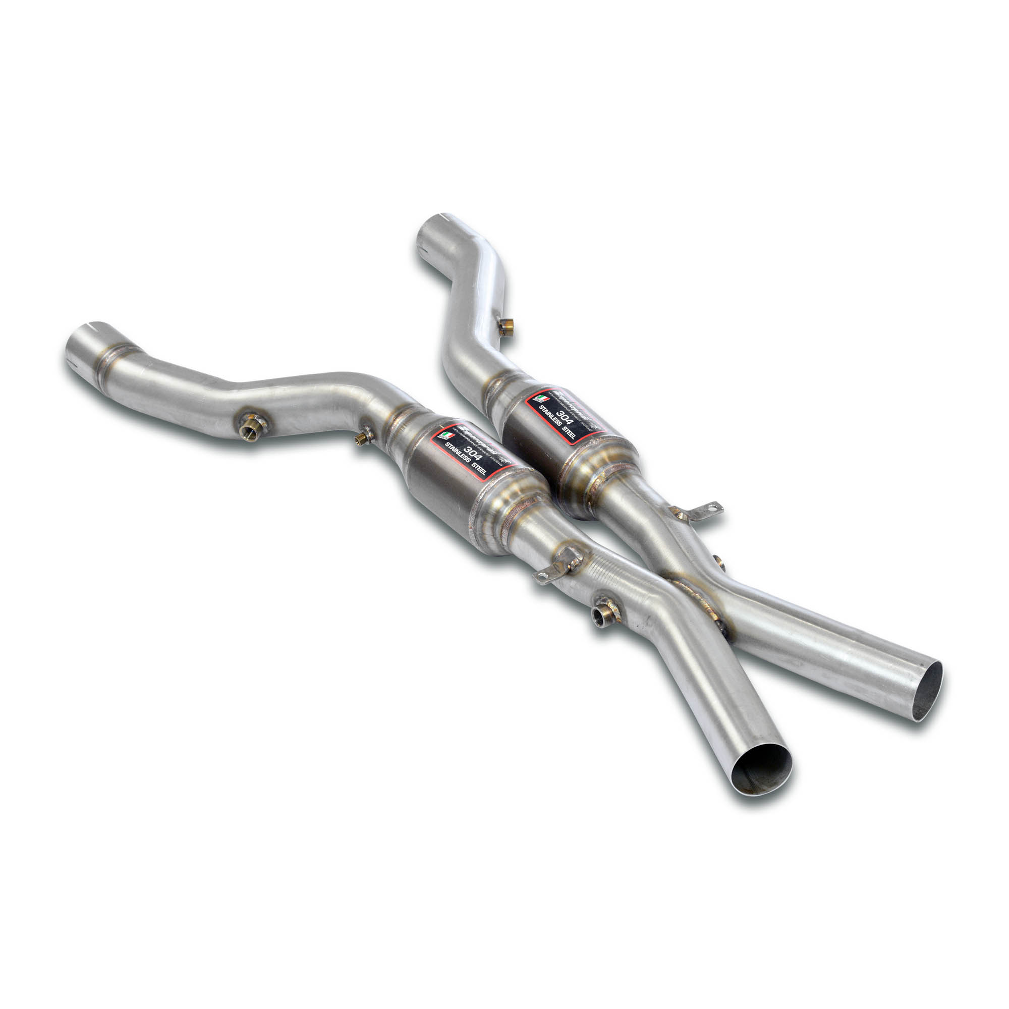Anteriore con catalizzatore metallico destro + sinistro