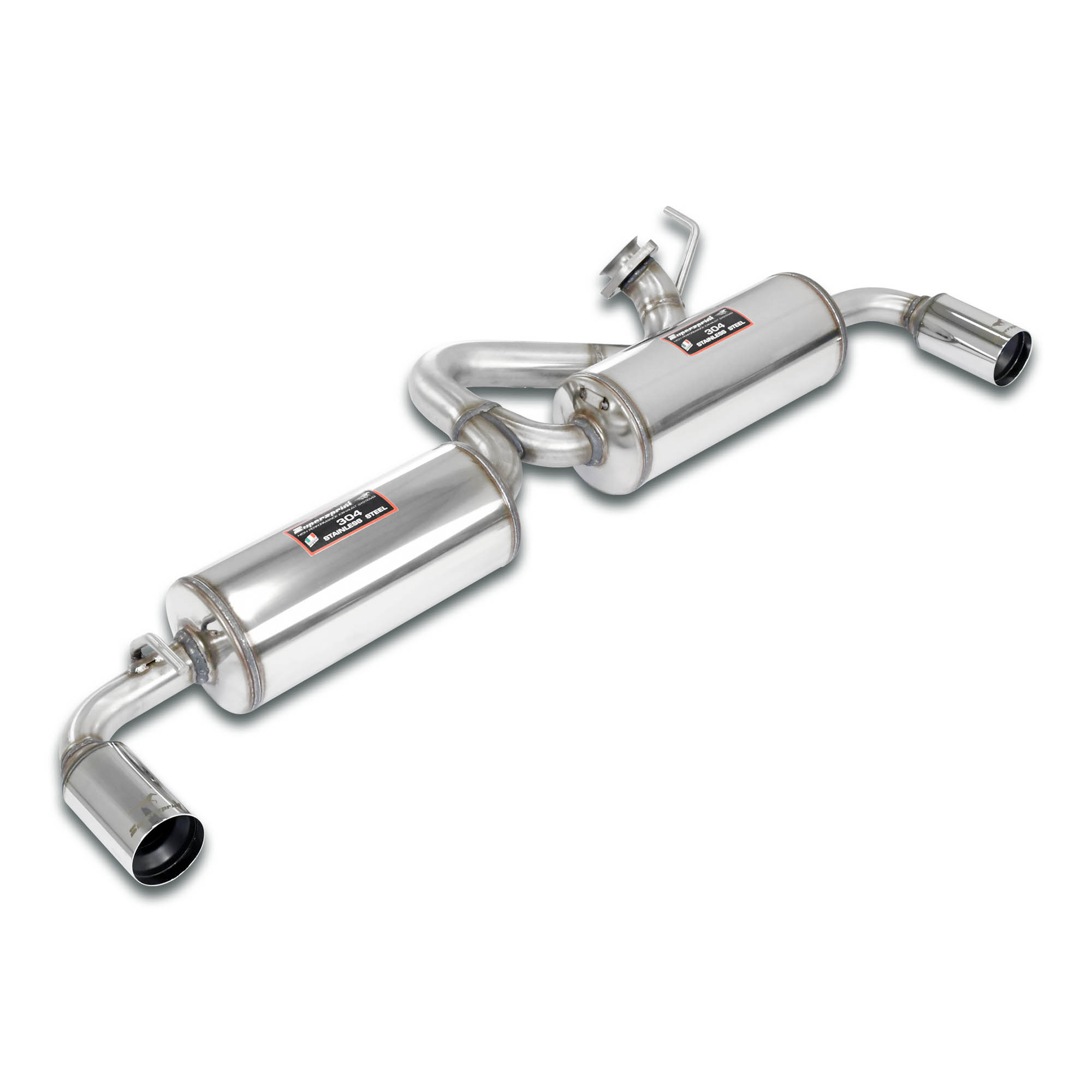 Posteriore  100% Inox destro O76 + sinistro O76