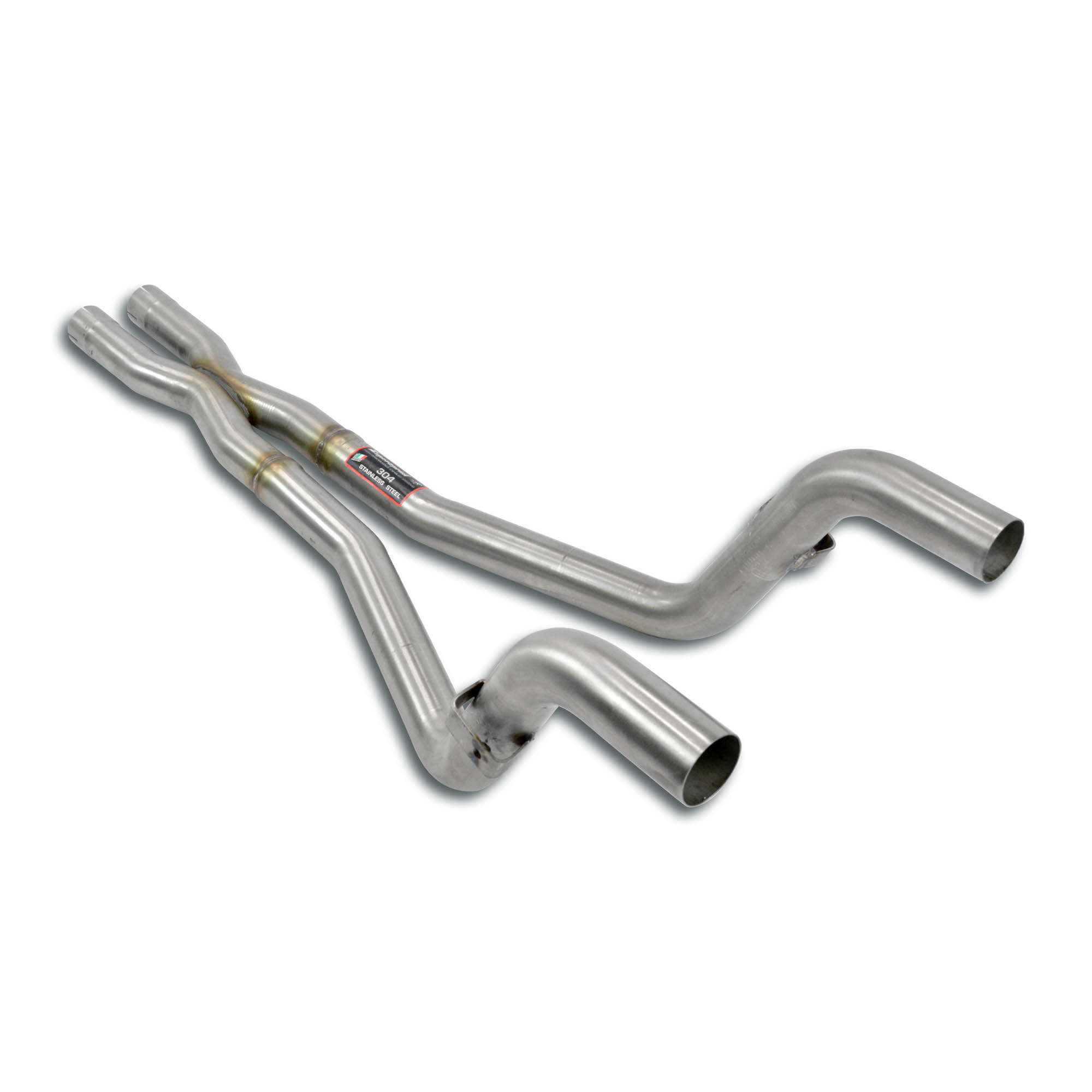 Kit Tubi centrali destro + sinistro con raccordo "X".<br>Sostituisce centrale serie.