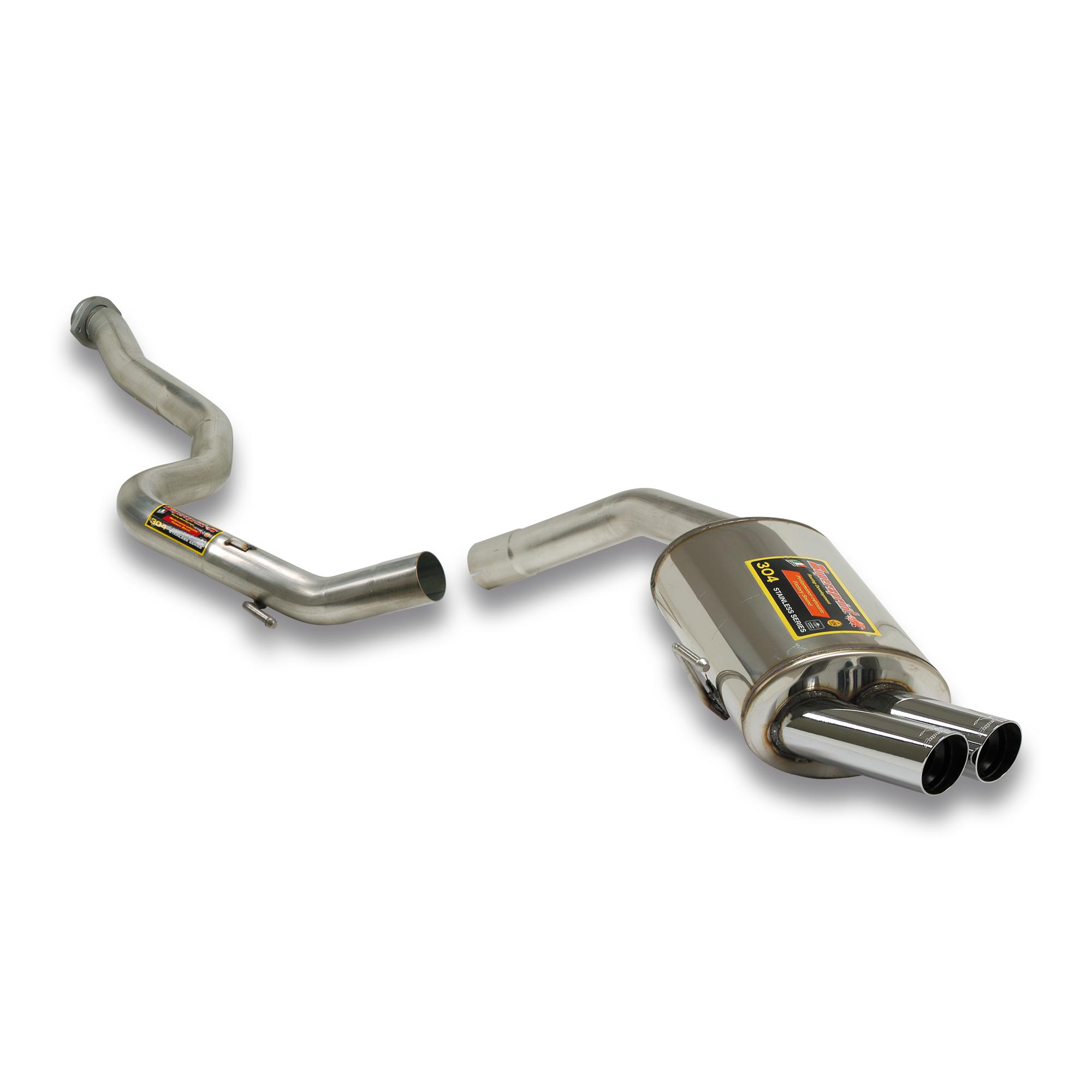 "Cat.-Back" Racing<br>Tubo centrale + posteriore OO 76