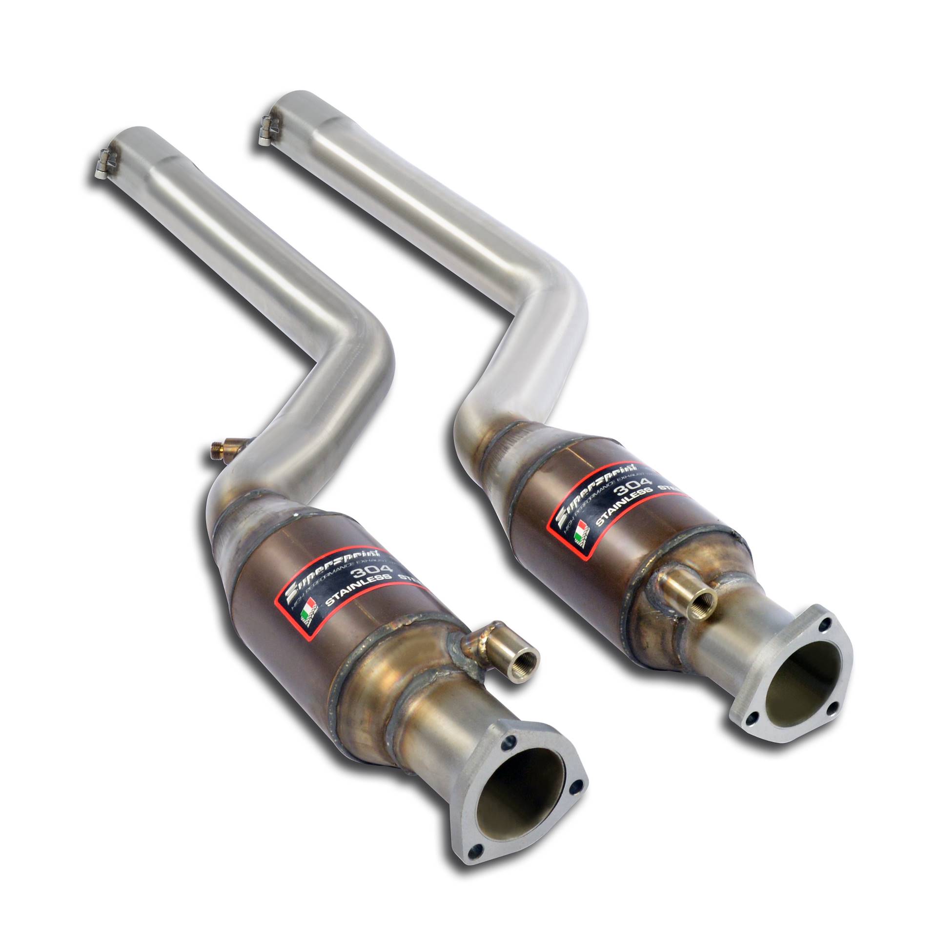 Anteriore con catalizzatore metallico destro + sinistro