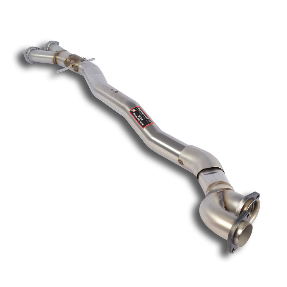 Tubo centrale.<br>Sostituisce silenziatore centrale serie.