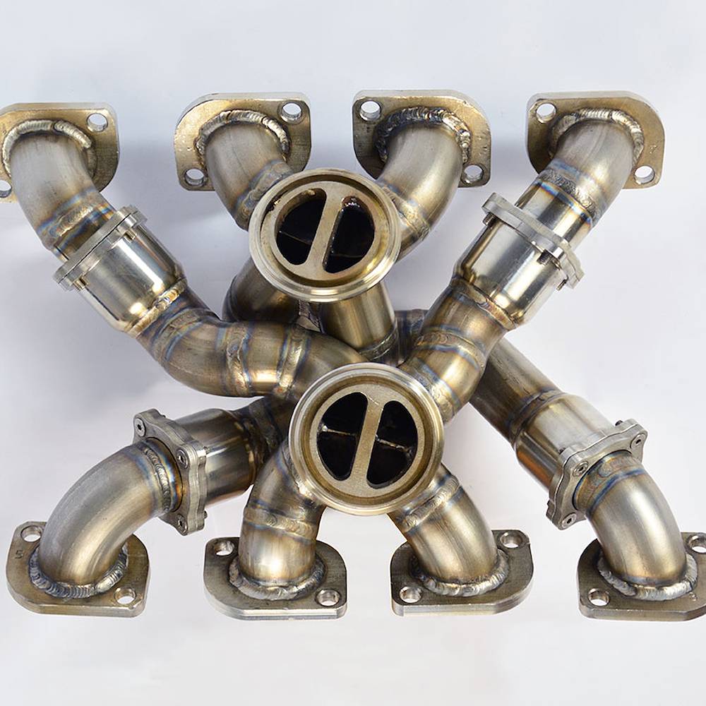 Collettore destro + sinistro AISI 310S<br>per turbine di serie