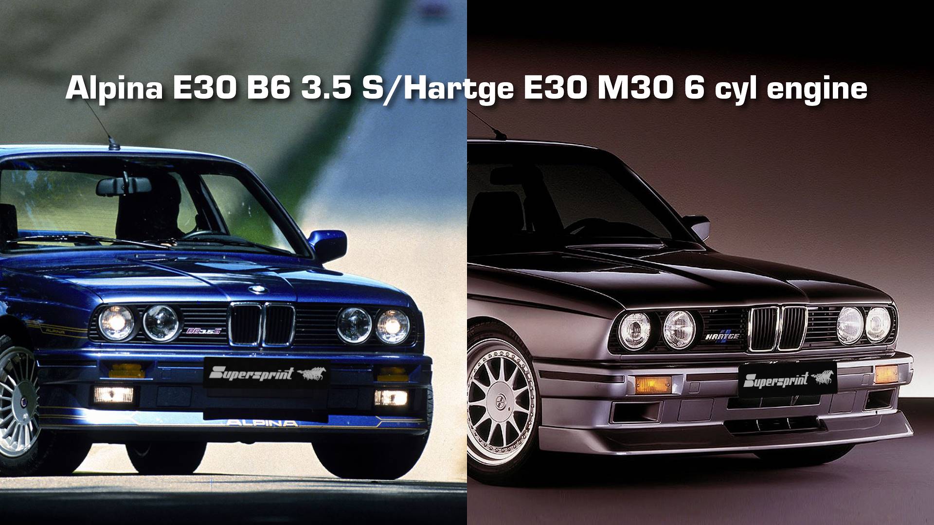 Impianto di scarico per Alpina E30 B6 3.5 S/Hartge E30 M30