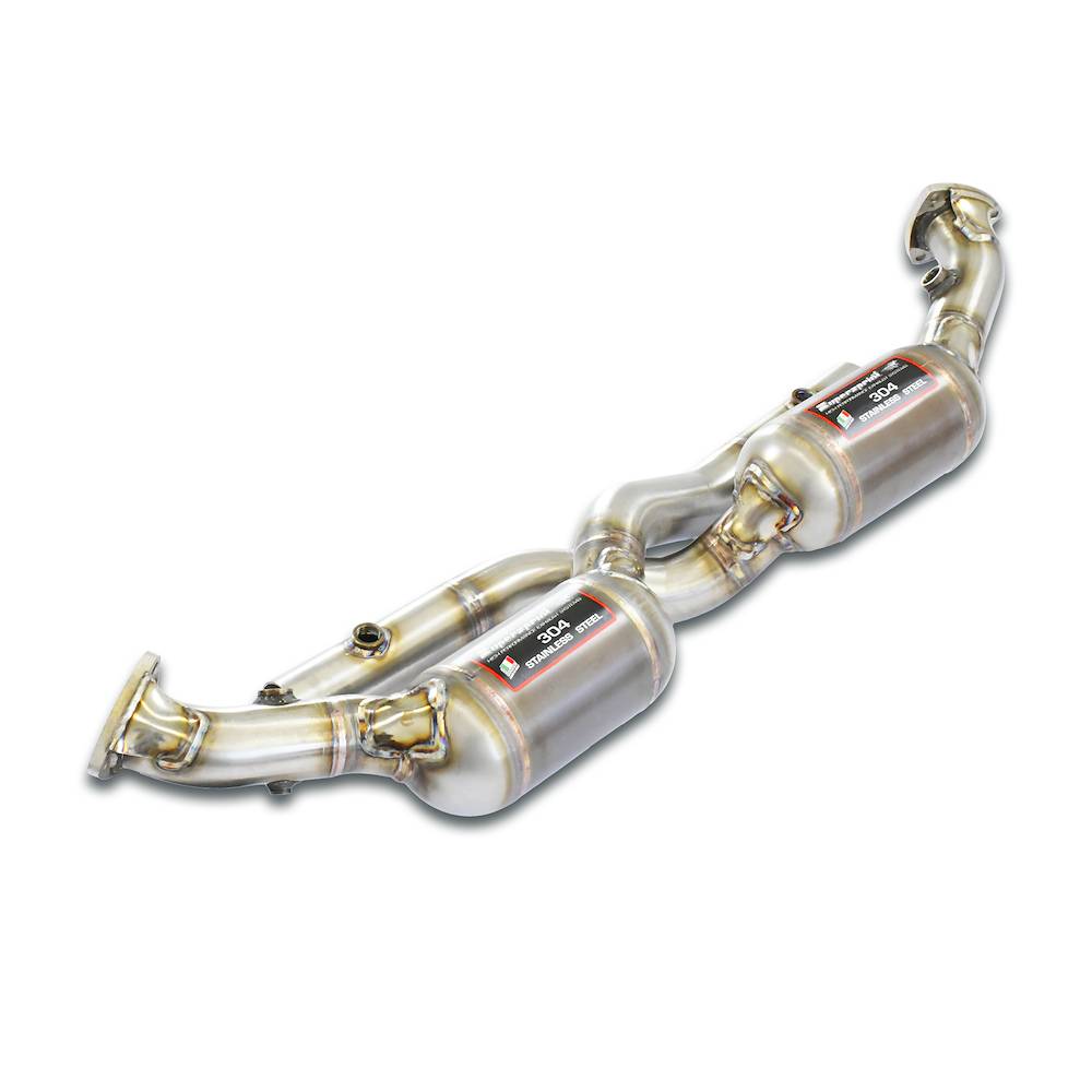 Anteriore con catalizzatore metallico Destro + Sinistro 200CPSI
