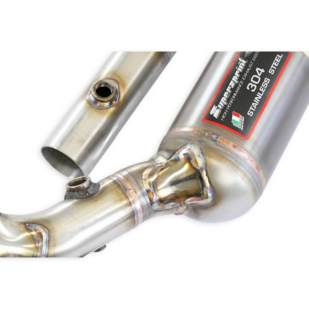 Anteriore con catalizzatore metallico Destro + Sinistro 200CPSI