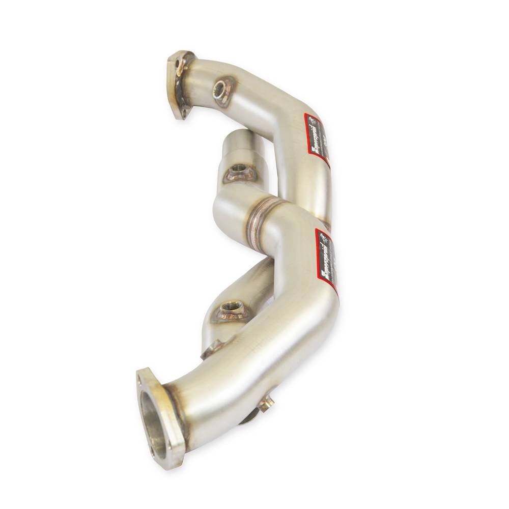 Kit tubi anteriori destro + sinistro<br>sostituisce catalizzatore<br>Compatibile con marmitte posteriori di serie