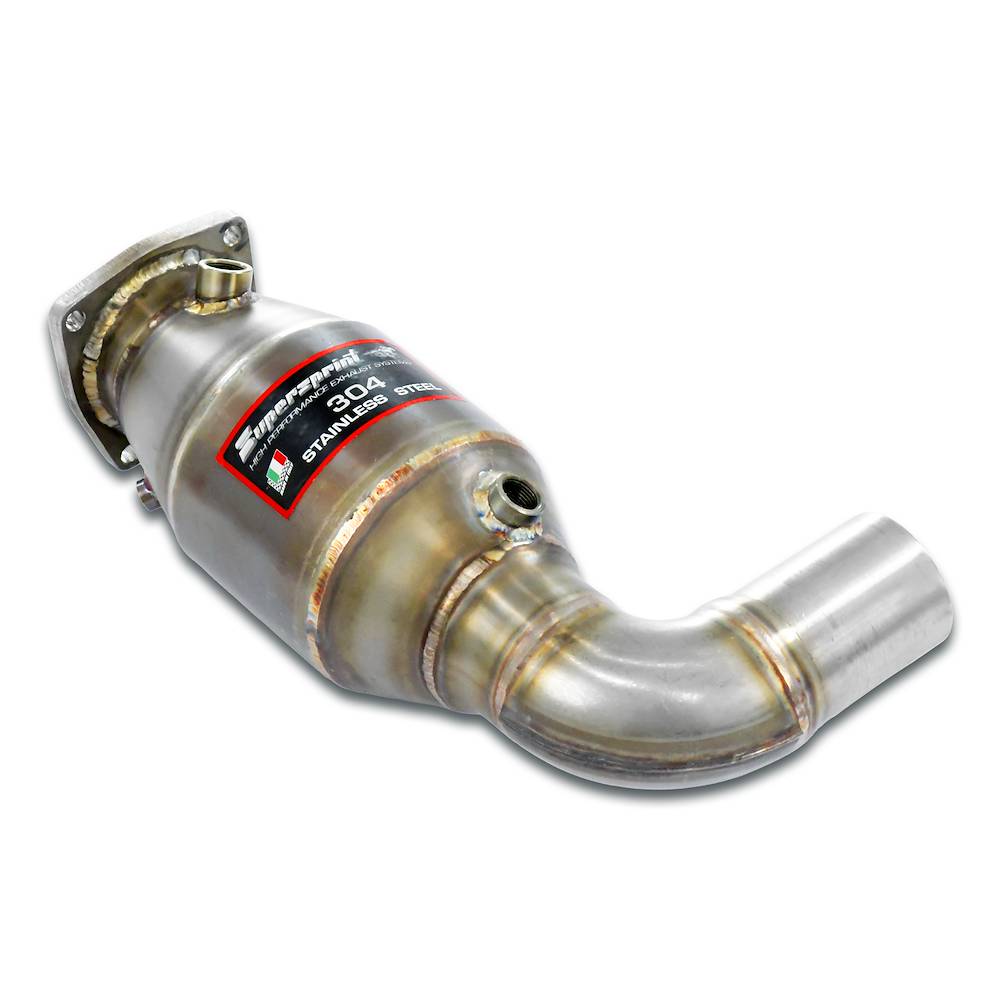 Scarico anteriore Sinistro con catalizzatore metallico