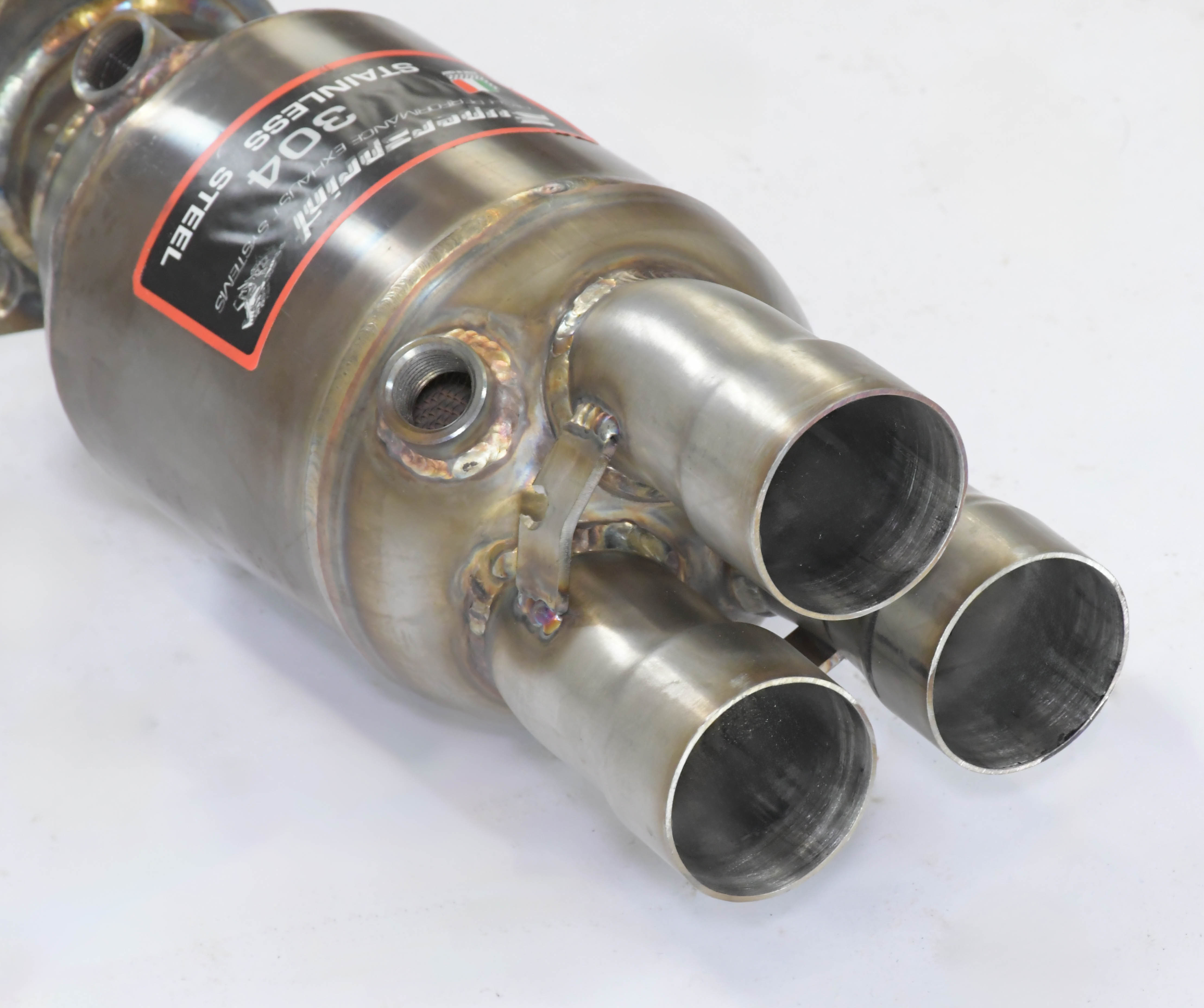 Anteriore Sinistro con catalizzatore metallico