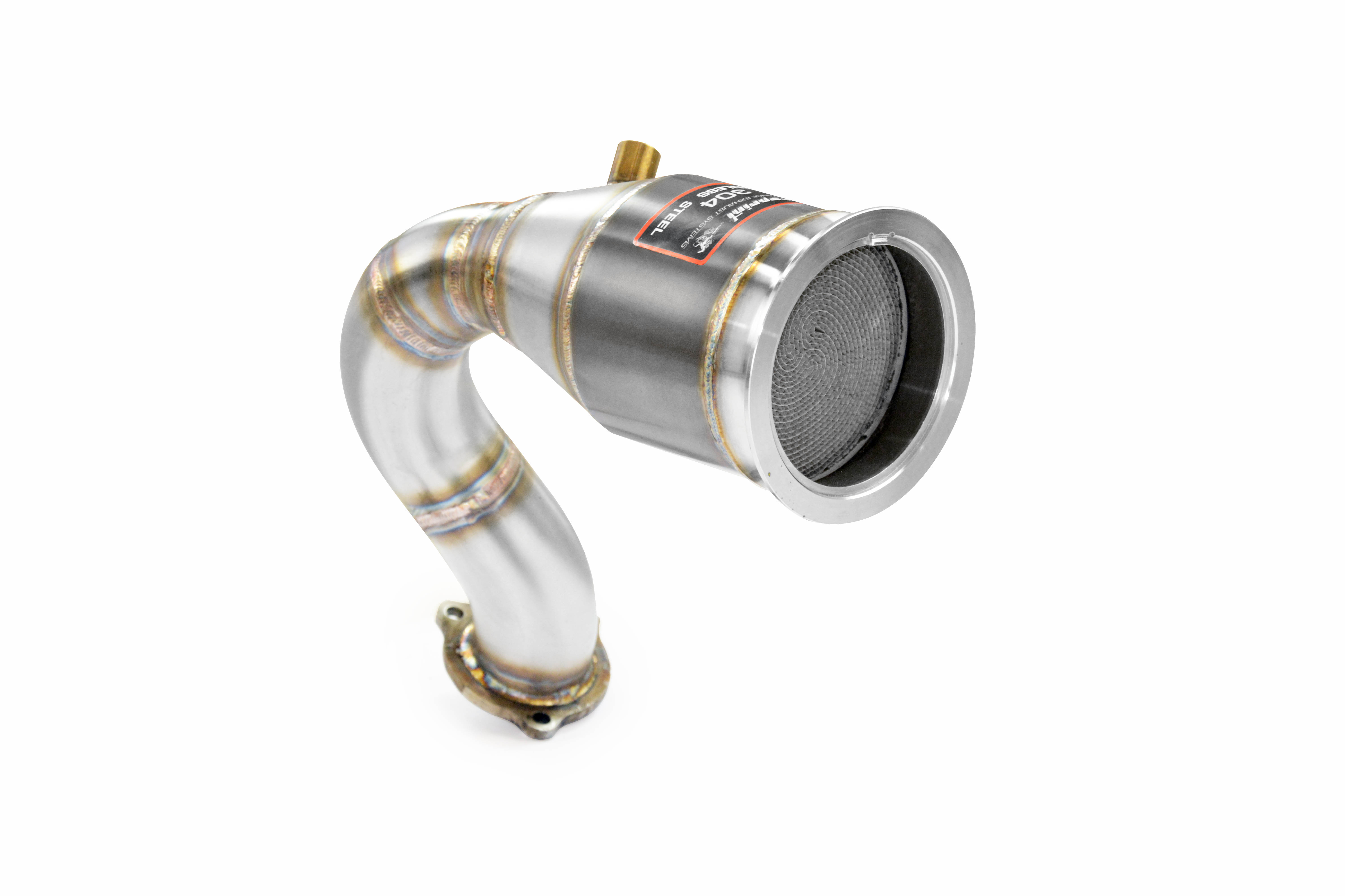 Downpipe Destro + catalizzatore metallico 