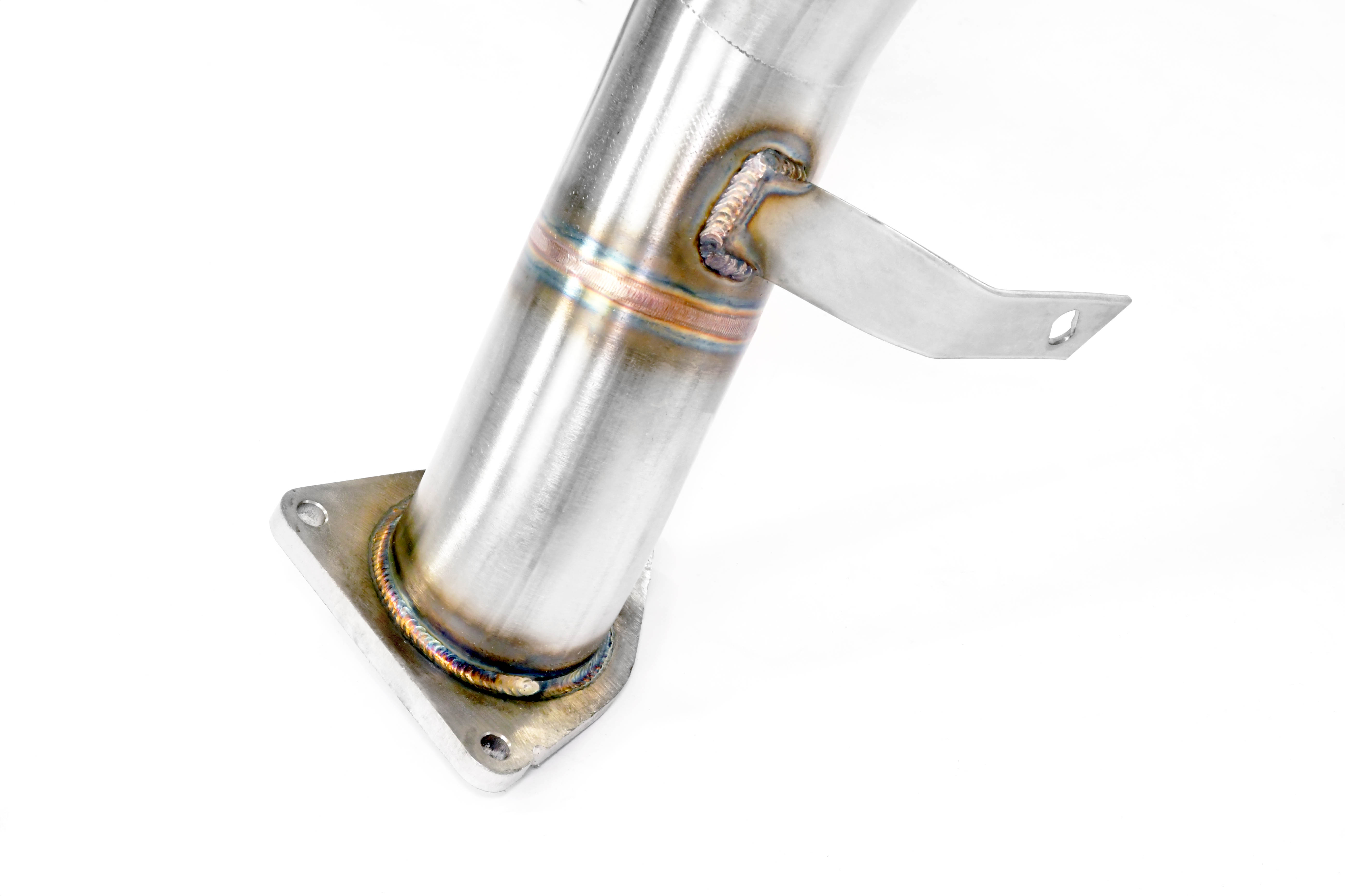 Downpipe destro - sinistro + catalizzatore metallico<br>(Elimina GPF)<br>(Guida a destra / sinistra)