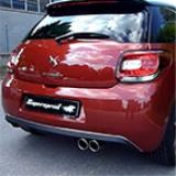 CITROEN DS3 THP 1.6i 16v (150 Hp) 2010 -> Impianto di scarico completo Supersprint