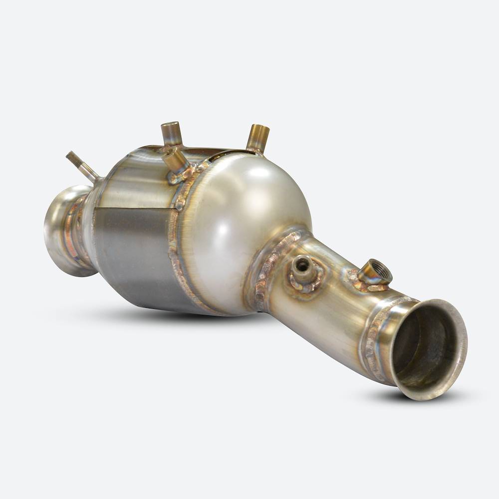 Anteriore Sinistro con catalizzatore metallico 