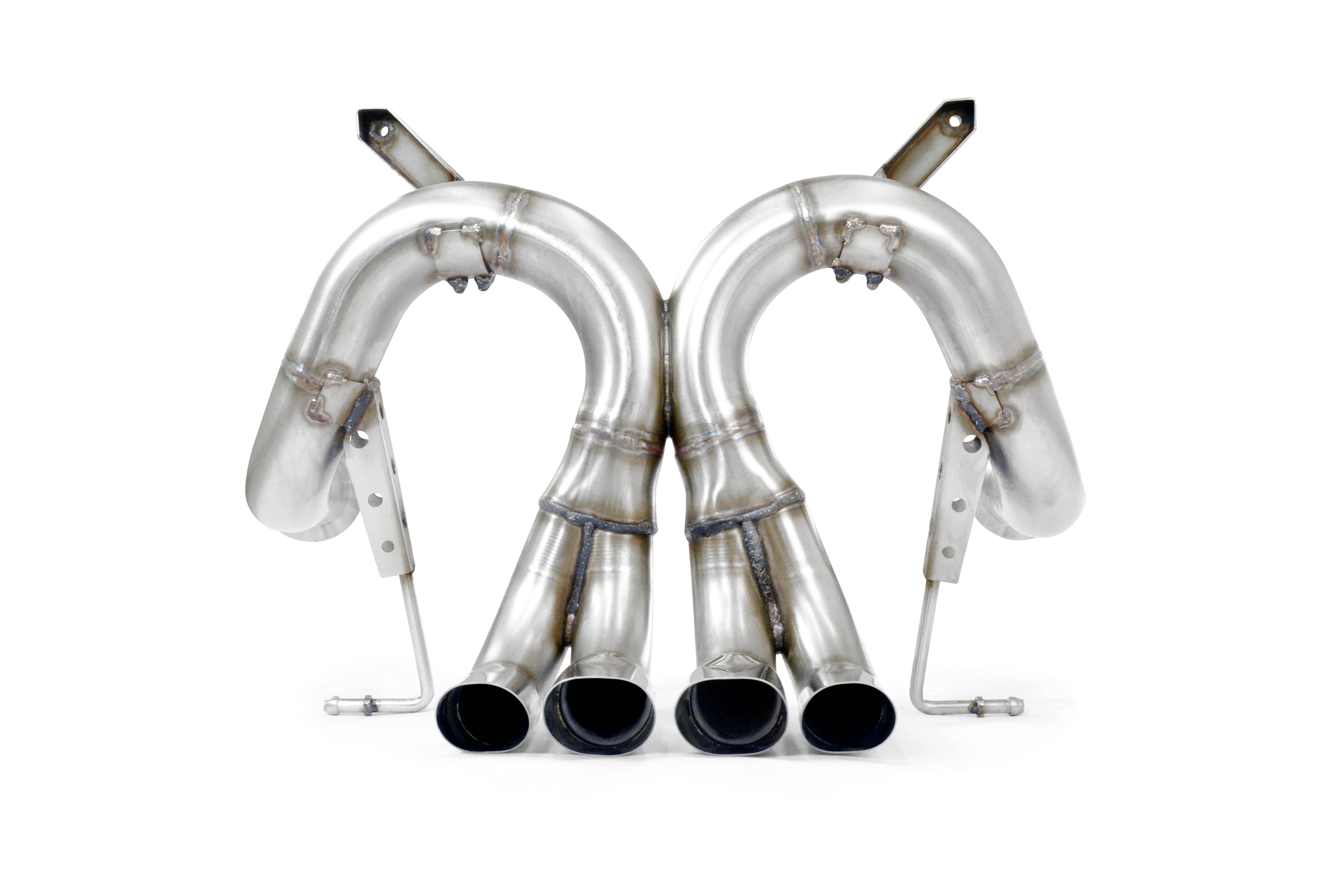 Tubo posteriore "X-Pipe"<br>(Sostituisce marmitta posteriore di serie)<br><strong><span style="color:#ea0000;">-22,0 Kg</span></strong>