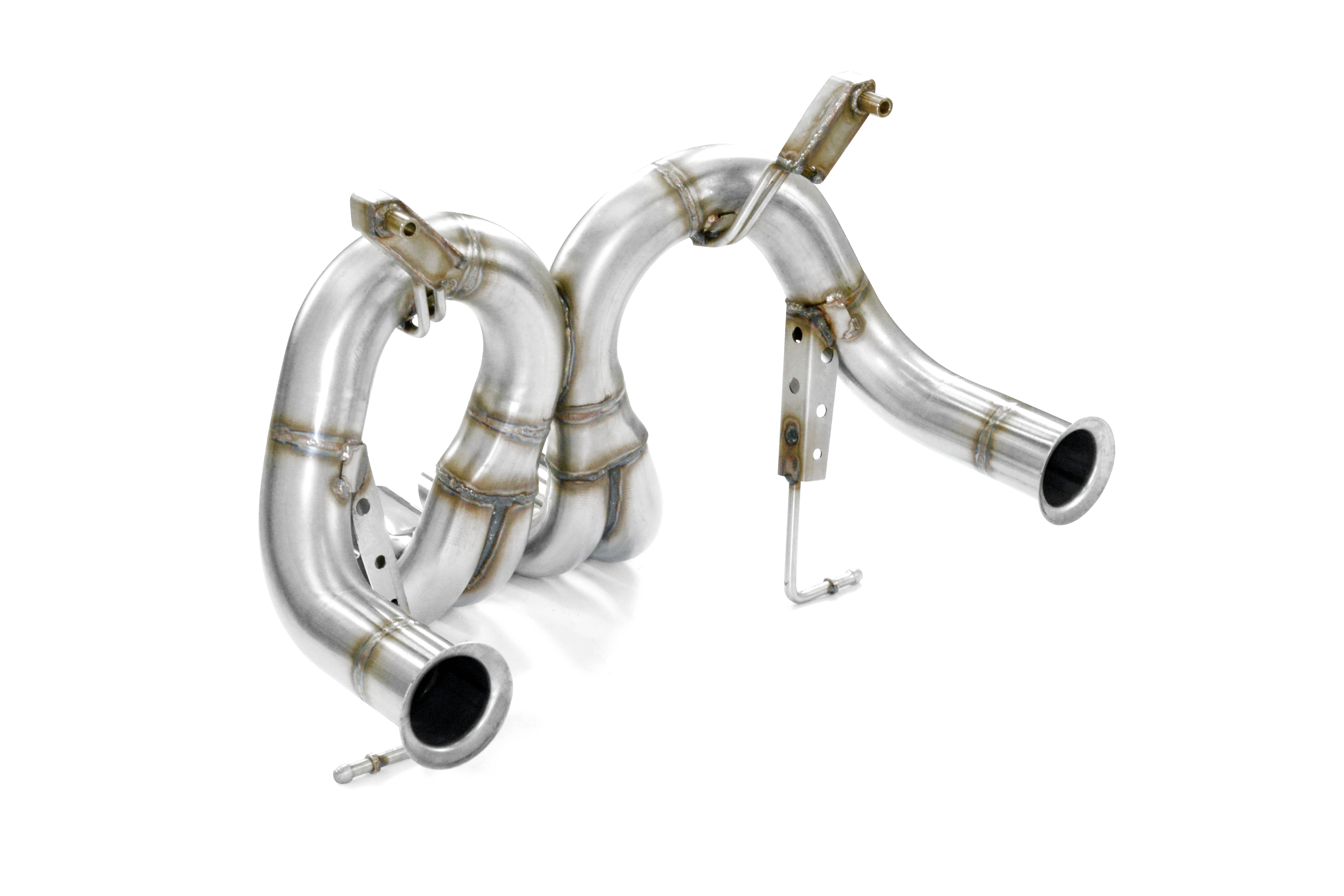 Tubo posteriore "X-Pipe"<br>(Sostituisce marmitta posteriore di serie)<br><strong><span style="color:#ea0000;">-22,0 Kg</span></strong>