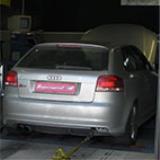 AUDI A3 S3 QUATTRO 2.0i TFSI Supersprint Exhaust - Scarico completo - Prova al banco
