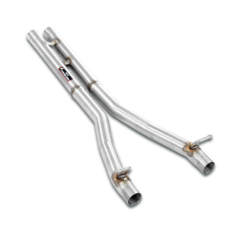 Kit Tubi centrali destro + sinistro "H-Pipe".<br>Sostituisce centrale serie.