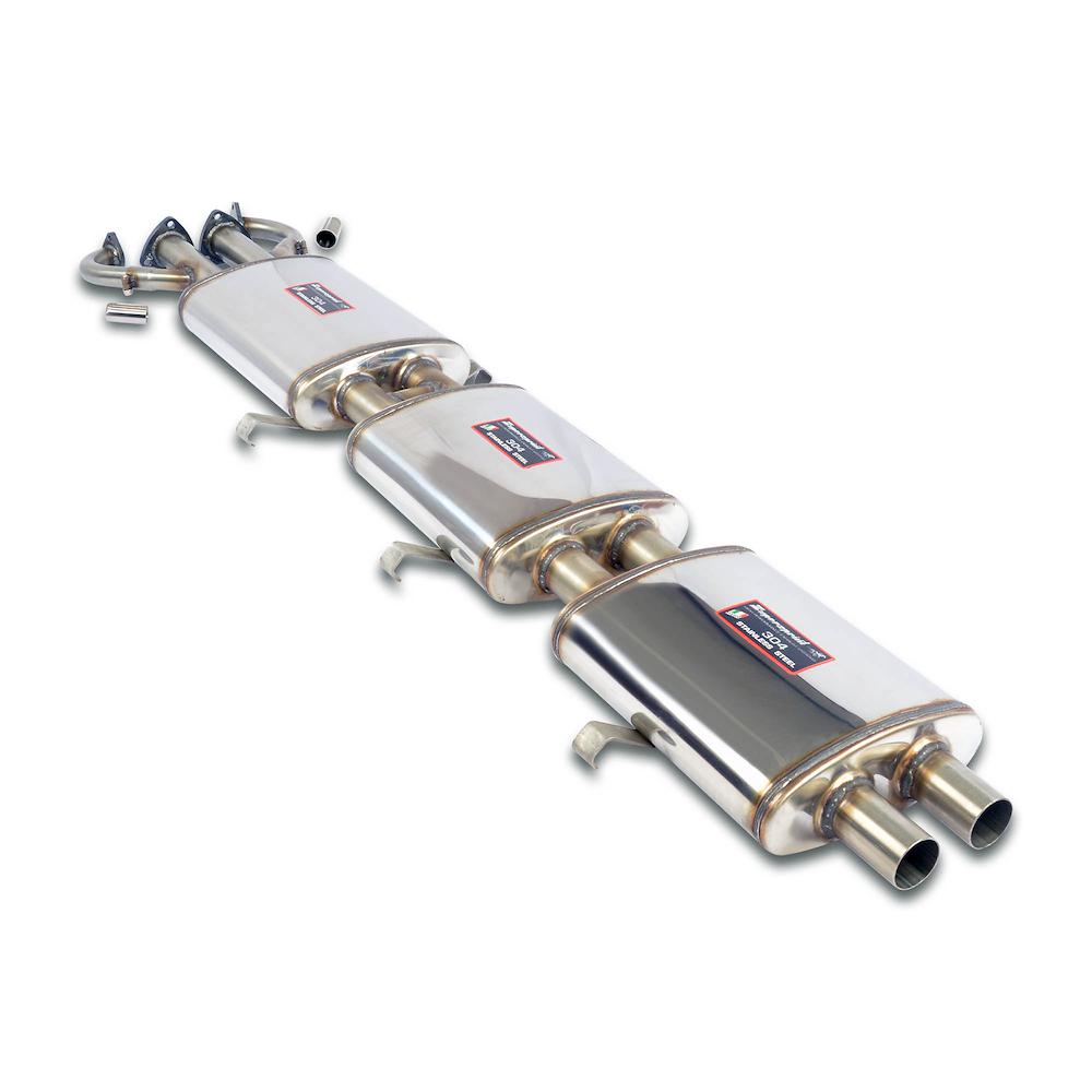Scarico anteriore + centrale destro (3 Silenziatori)<br>Disponibile su richiesta