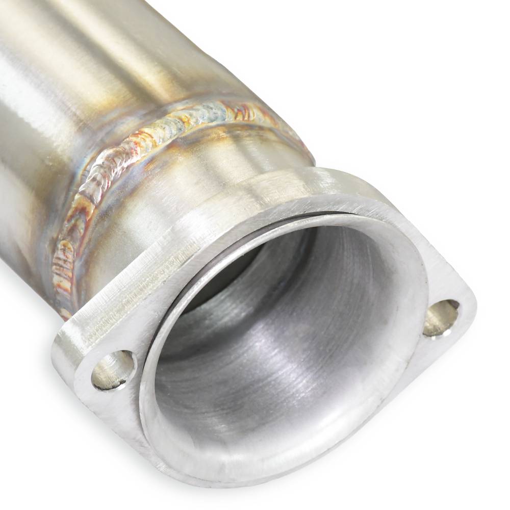 Scarico anteriore sinistro con catalizzatore metallico