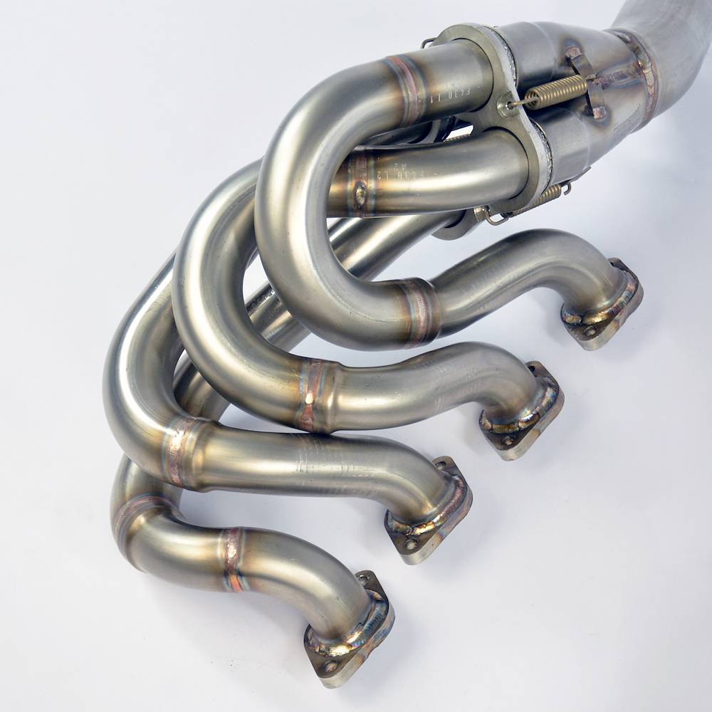 Collettore 100% Inox destro - sinistro per catalizzatore di serie