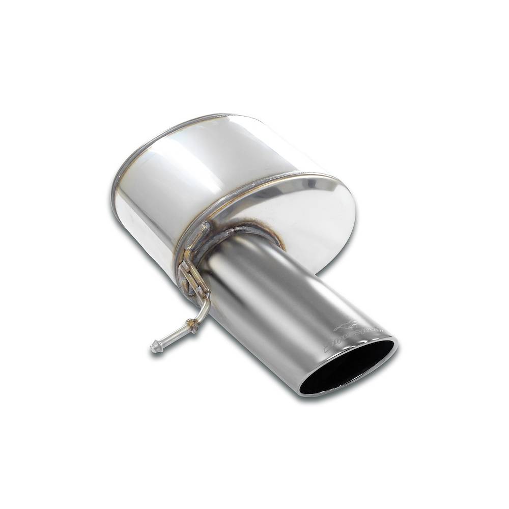Scarico posteriore sinistro "Gun Metal Grey" O120