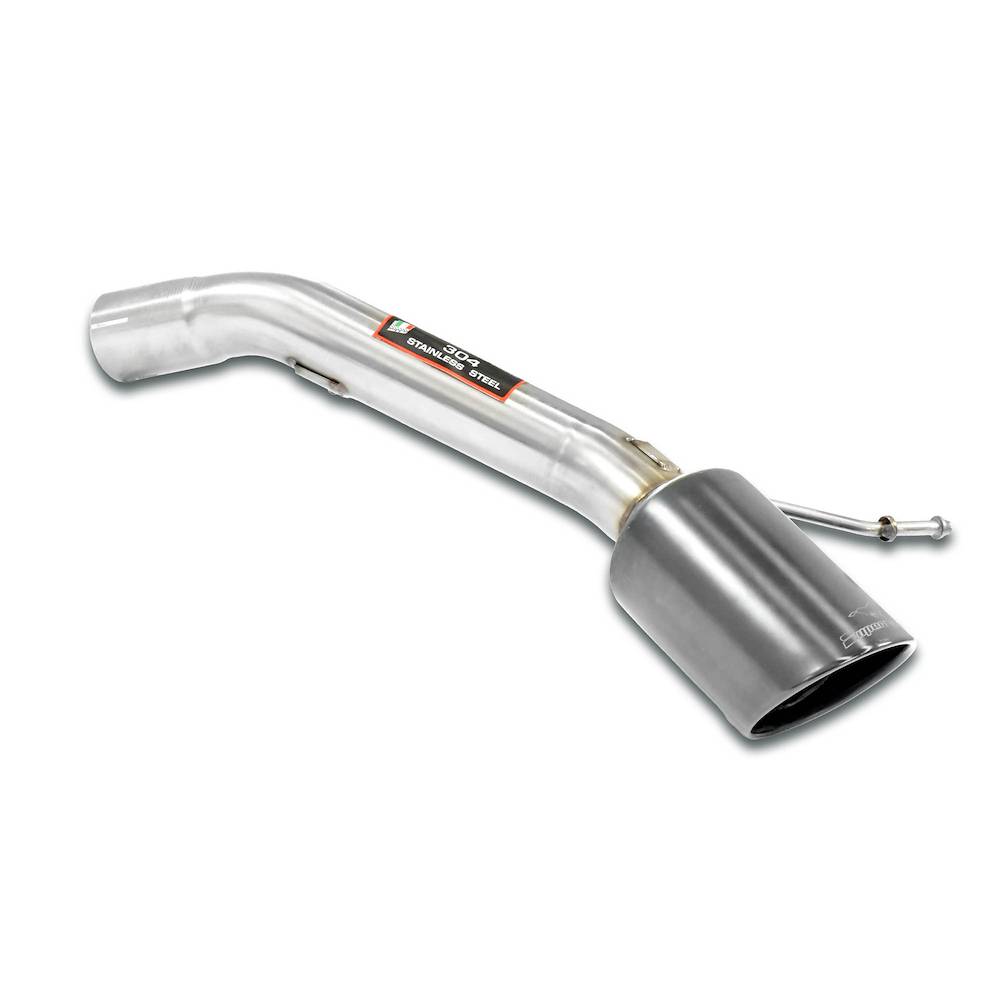 Tubo posteriore destro "Gun Metal Grey" O120<br>(Elimina silenziatore posteriore di serie)