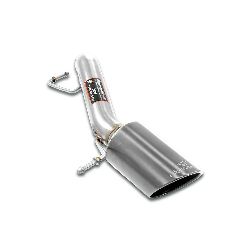 Tubo posteriore sinistro "Gun Metal Grey" O120<br>(Elimina silenziatore posteriore di serie)
