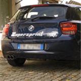 BMW F20 125i 2.0T (218 Hp) 2012 -> Impianto di scarico completo Supersprint