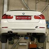 Impianto di scarico completo Supersprint per BMW F30 328i 2.0T 