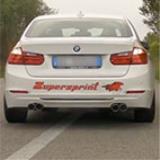 BMW F30 328i 2.0T (254 Hp) 2012 -> Impianto di scarico completo Supersprint (quattro uscite)