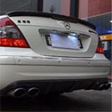 MERCEDES W211 E 55 AMG V8 -> Impianto di scarico Supersprint - Da fermo