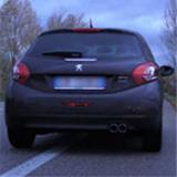 PEUGEOT 208 Vti 1.6i 16v (120 Hp) 2012 -> Impianto di scarico completo Supersprint 