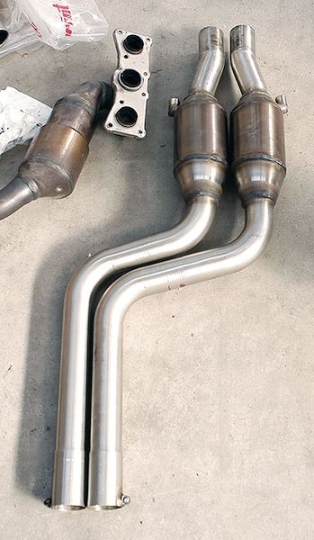 Collettore di serie VS 981302 Scarico anteriore con catalizzatore metallici