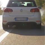 VW GOLF VI GTI 2.0 TSI (211 Hp) '09 -> Impianto di scarico completo Supersprint (de-cat) 
