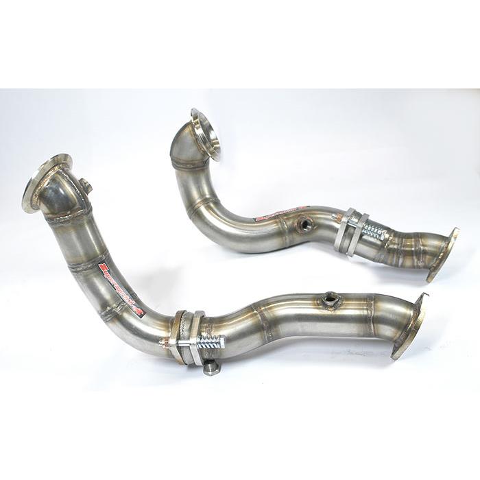 Kit downpipe Destro - Sinistro con giunto compensatore<br>(sostituisce pre-catalizzatore principale)