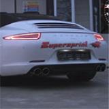 PORSCHE 991 Carrera S / Carrera 4S 3.8i (400 Hp) 2012 -> Impianto di scarico con VALVOLE Supersprint 