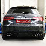 AUDI A3 8V 1.4 TFSI 2012 - Impianto di scarico Supersprint in fase di sviluppo