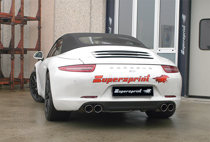 Nuovo scarico per Porsche 991 Carrera S