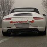 PORSCHE 991 Carrera S / Carrera 4S 3.8i (400 Hp) 2012 -> Impianto di scarico con VALVOLE Supersprint - Accelerazione 