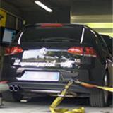 VW GOLF VII 1.4 TSI (122 Hp - 140 Hp) 2012 -> Impianto di scarico completo Supersprint - Prova al banco