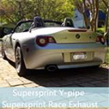 BMW Z4 Roadster 3.0i (231 Hp) ' 03 -> Sistema Cat-back Supersprint (Posteriore Racing)
