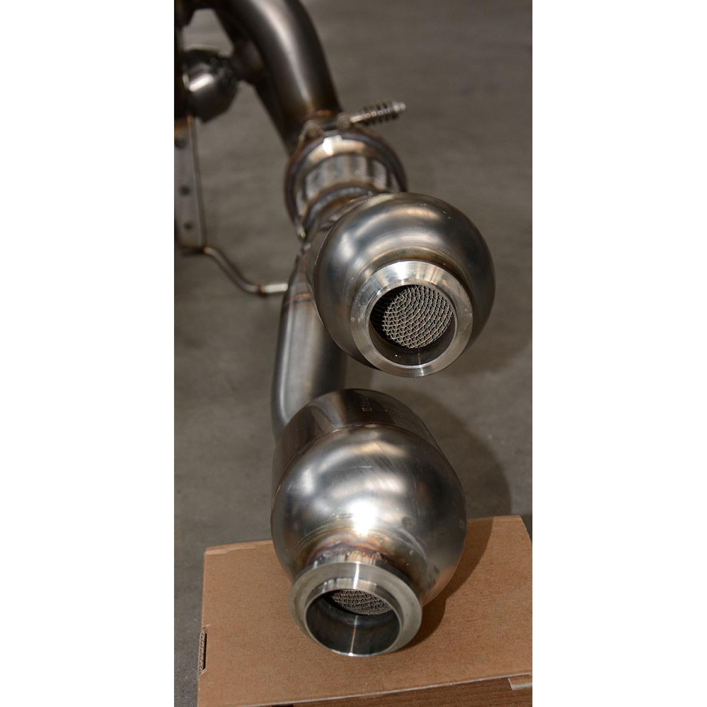 "Y-Pipe" sinistro con catalizzatore metallico