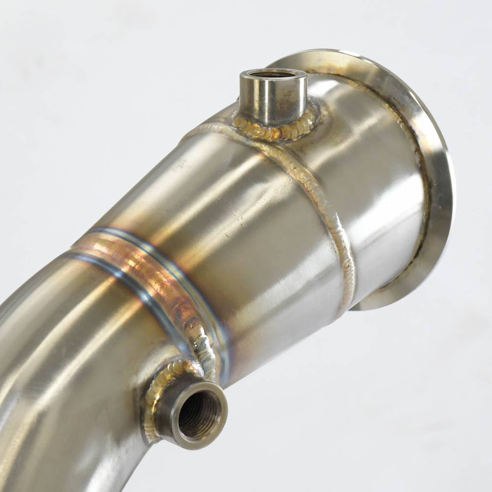 Kit tubi turbina Destro - Sinistro<br>(sostituzione catalizzatore)<br>Compatibile con impianto "Cat.-Back" di serie