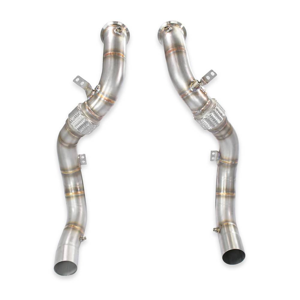 Kit tubi turbina Destro - Sinistro<br>(sostituzione catalizzatore)<br>Compatibile con impianto "Cat.-Back" di serie