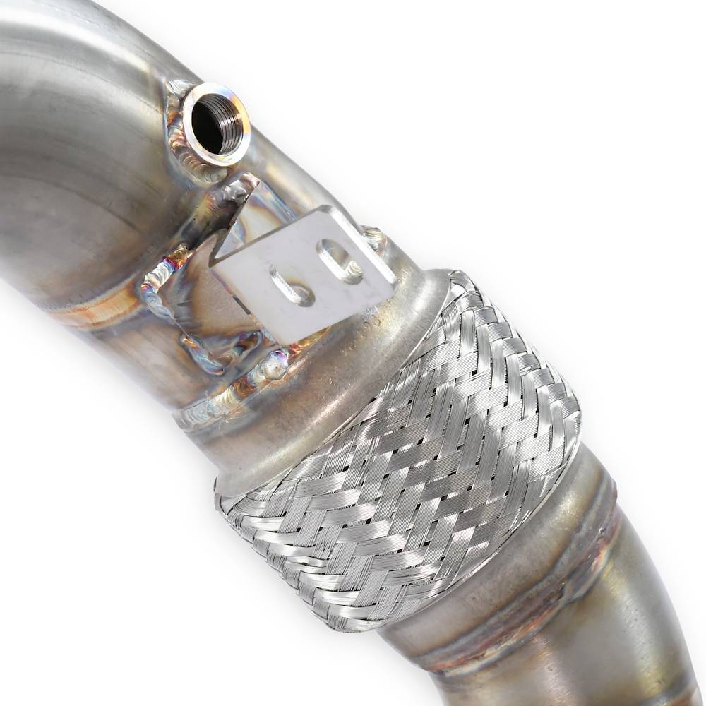 Kit tubi turbina Destro - Sinistro<br>(sostituzione catalizzatore)<br>Compatibile con impianto "Cat.-Back" di serie
