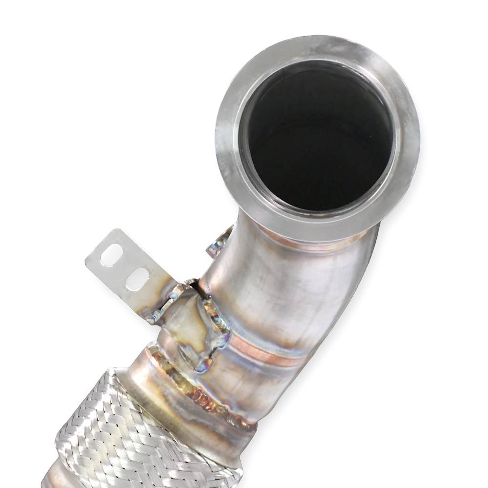 Kit tubi turbina Destro - Sinistro<br>(sostituzione catalizzatore)<br>Compatibile con impianto "Cat.-Back" di serie