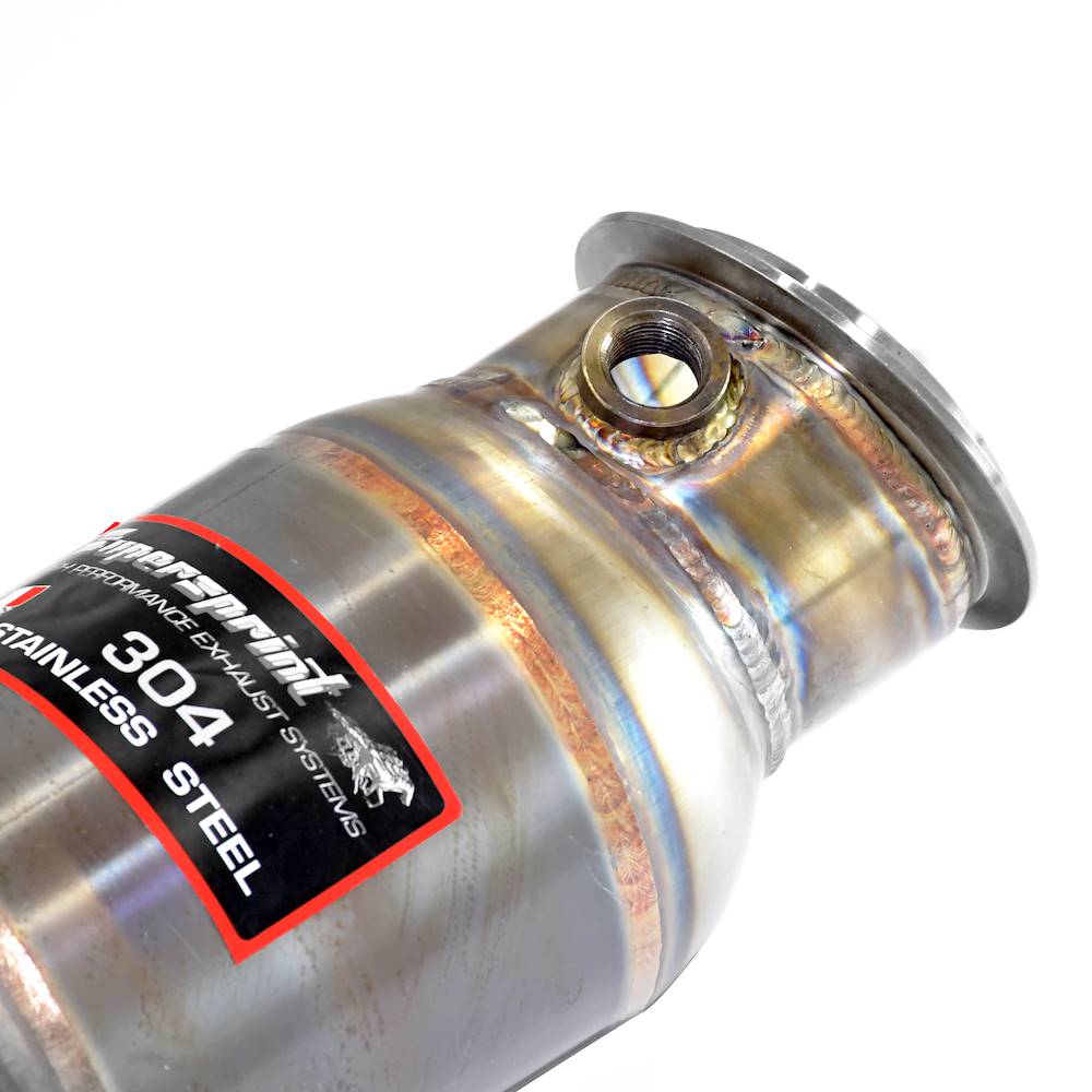 Kit downpipe + catalizzatori destro - sinistro
